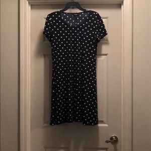 MSK Blue Polka Dress